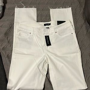 White House Black Market White Jeans